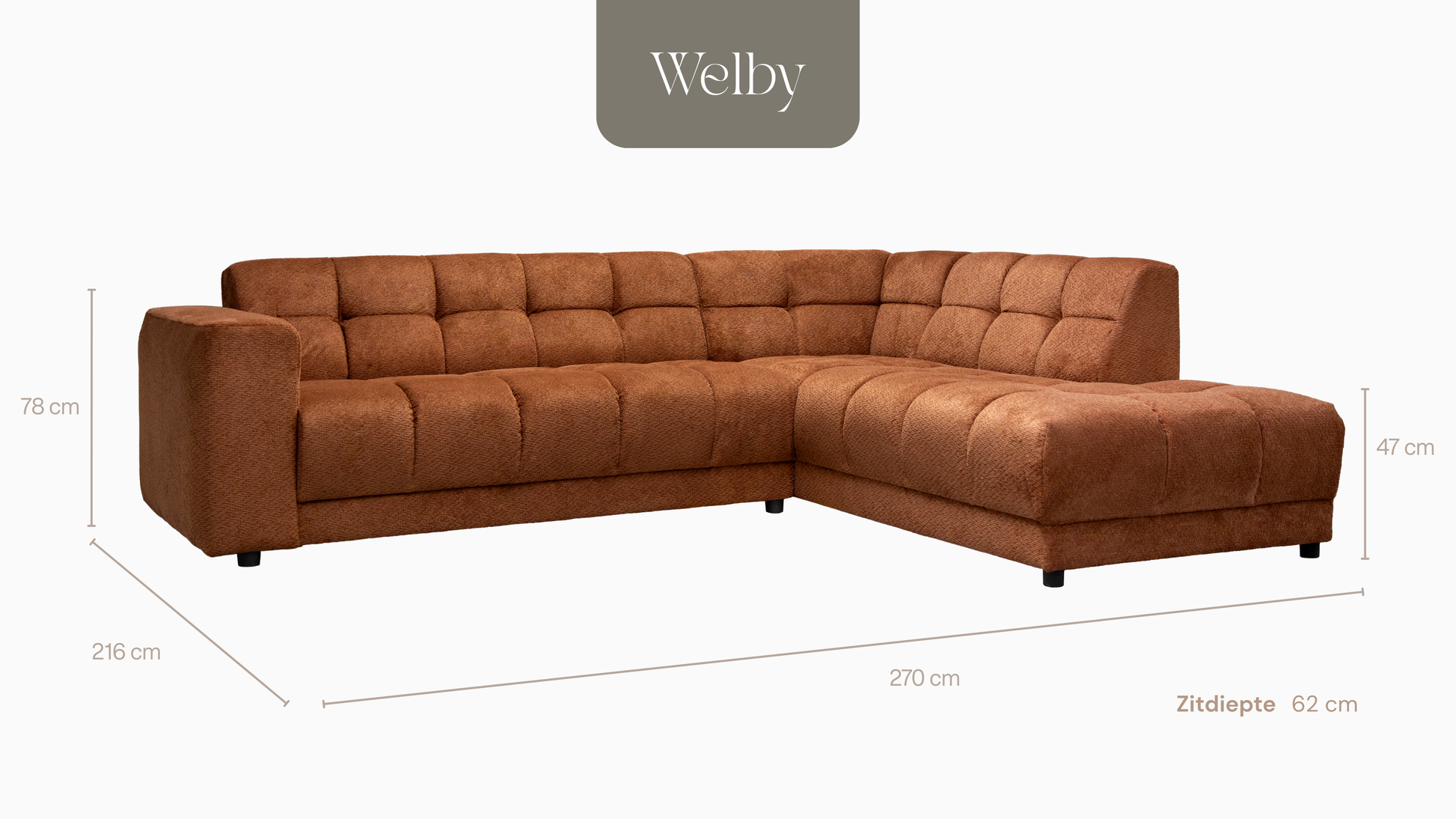 Hoekbank Welby